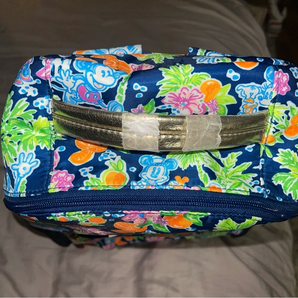 NWT Disney x Lilly Pulitzer Mickey and Minnie Mouse cinderella castle backpack - Picture 11 of 15
